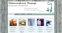 Desktop Screenshot of metamorphosis.co.za
